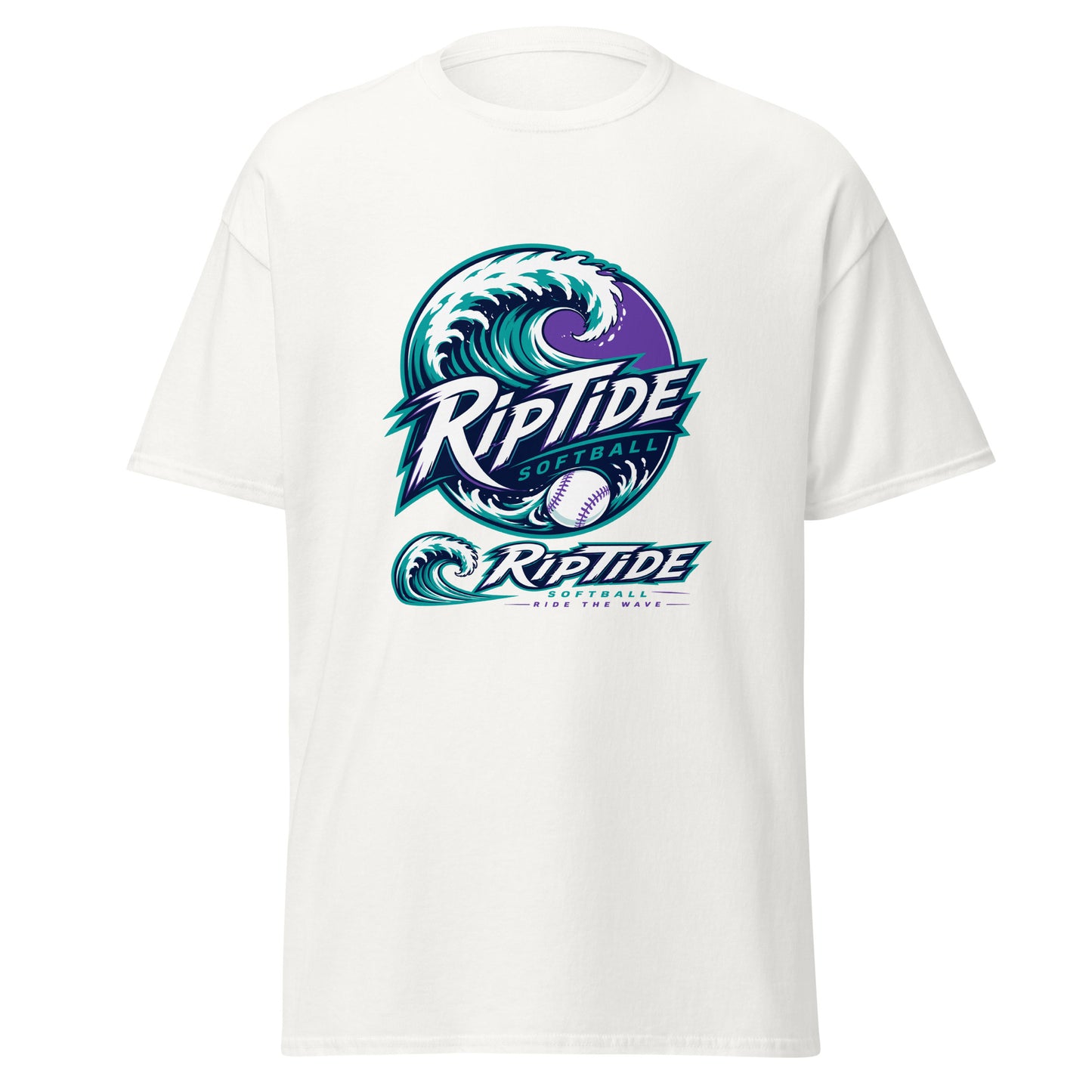 Classic | T-Shirt | RipTide Softball | Crest Logo