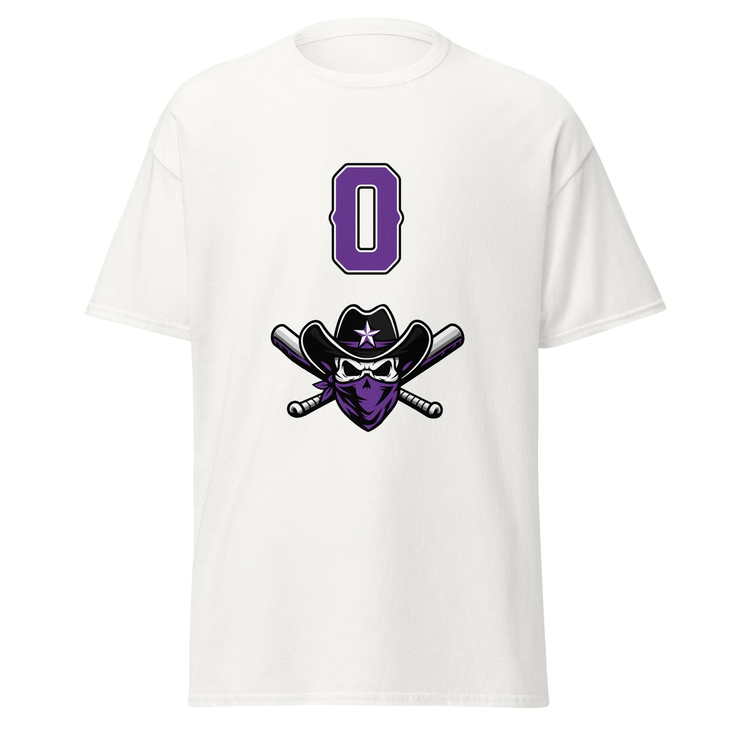 Classic | T-Shirt | Carolina Outlaws Baseball | Purple Renegades Logo