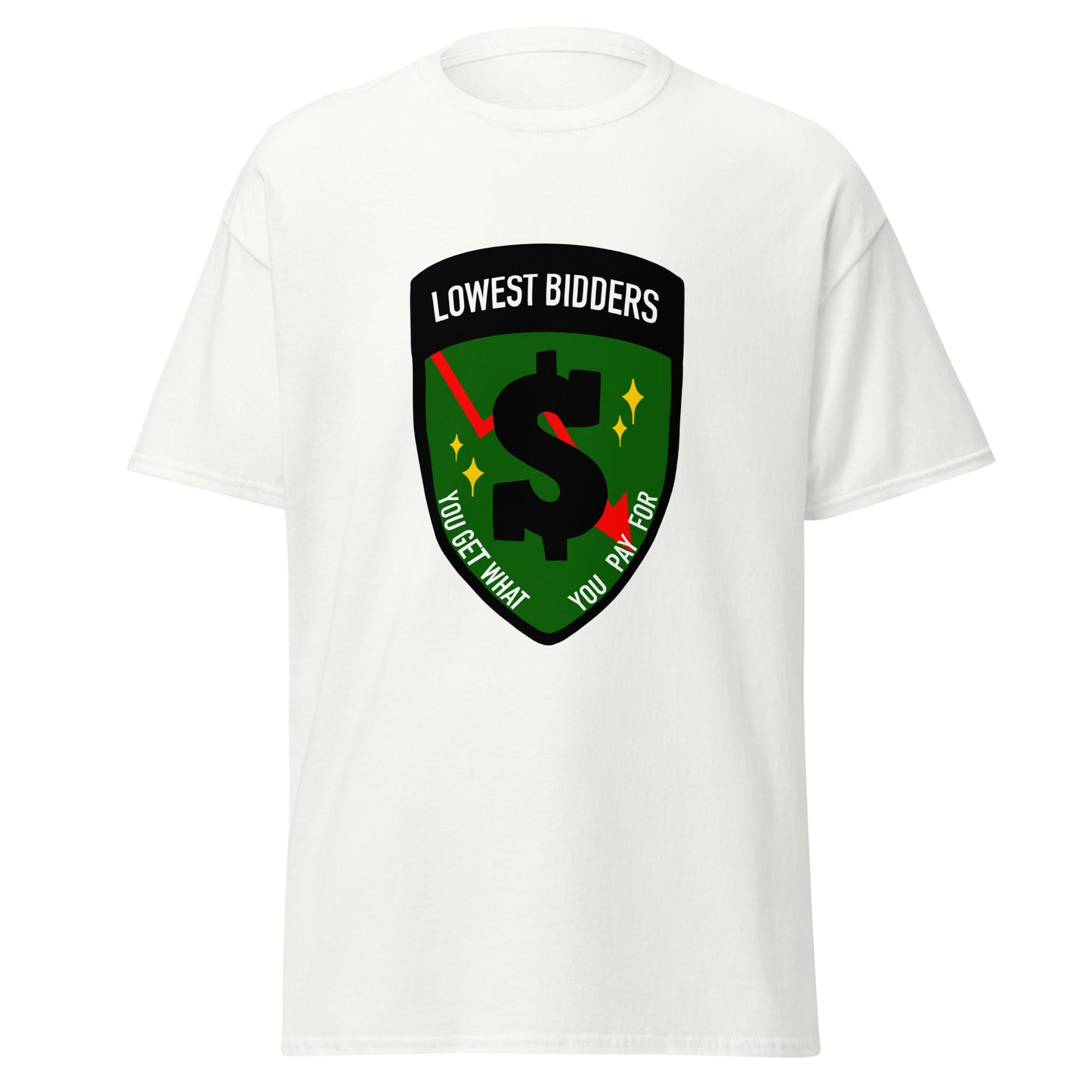 Classic | T-Shirt | The Lowest Bidders | Emblem Logo