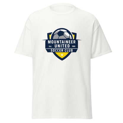 Classic | T-Shirt | Mountaineer United Soccer Club | Alpine Crest Logo