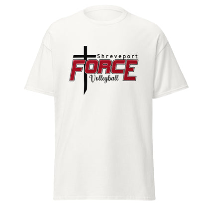 Classic | T-Shirt | Shreveport Force Volleyball | Crest Logo