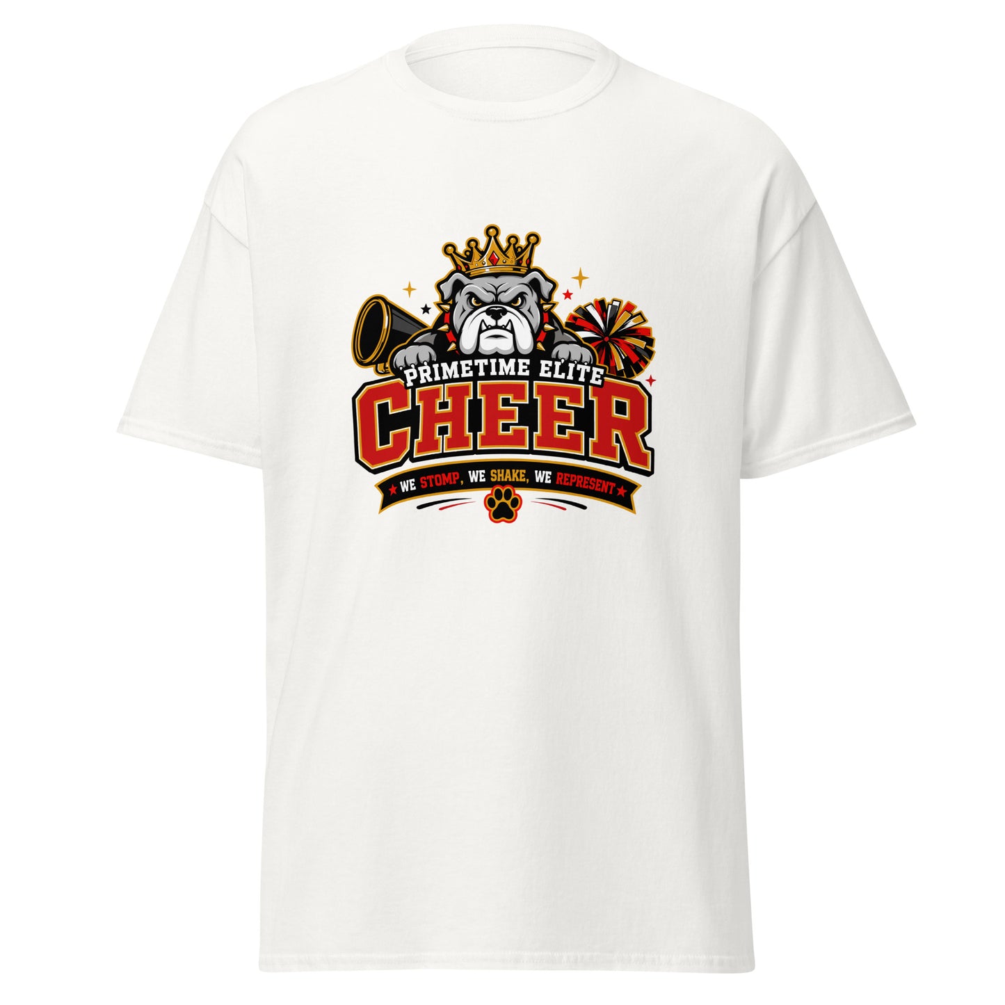 Classic | T-Shirt | PTE Bulldog Cheer | Crest Logo