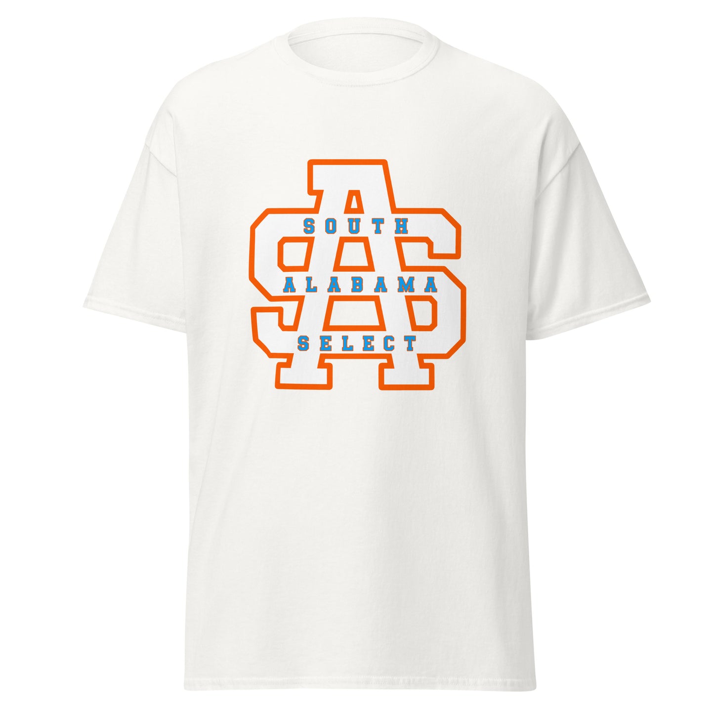 Classic | T-Shirt | South Alabama Select 8U | Letter Crest Logo
