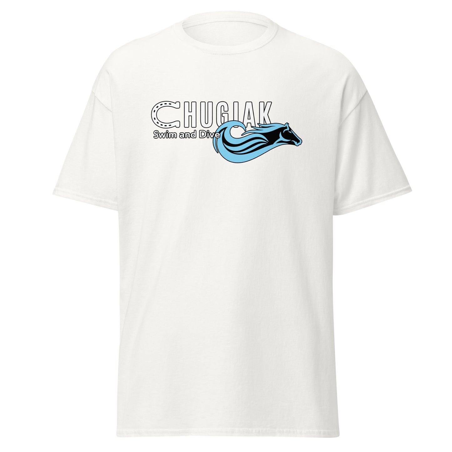Classic | T-Shirt | Chugiak Mustang Swim & Dive | Emblem Logo