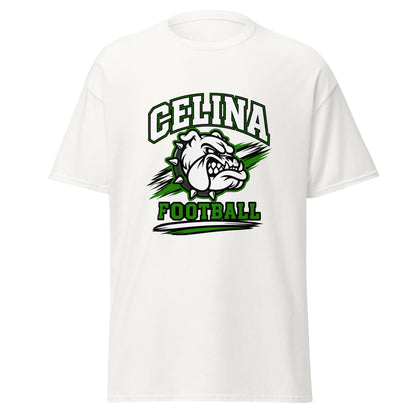 Classic | T-Shirt | Celina Black Football | Emblem Logo