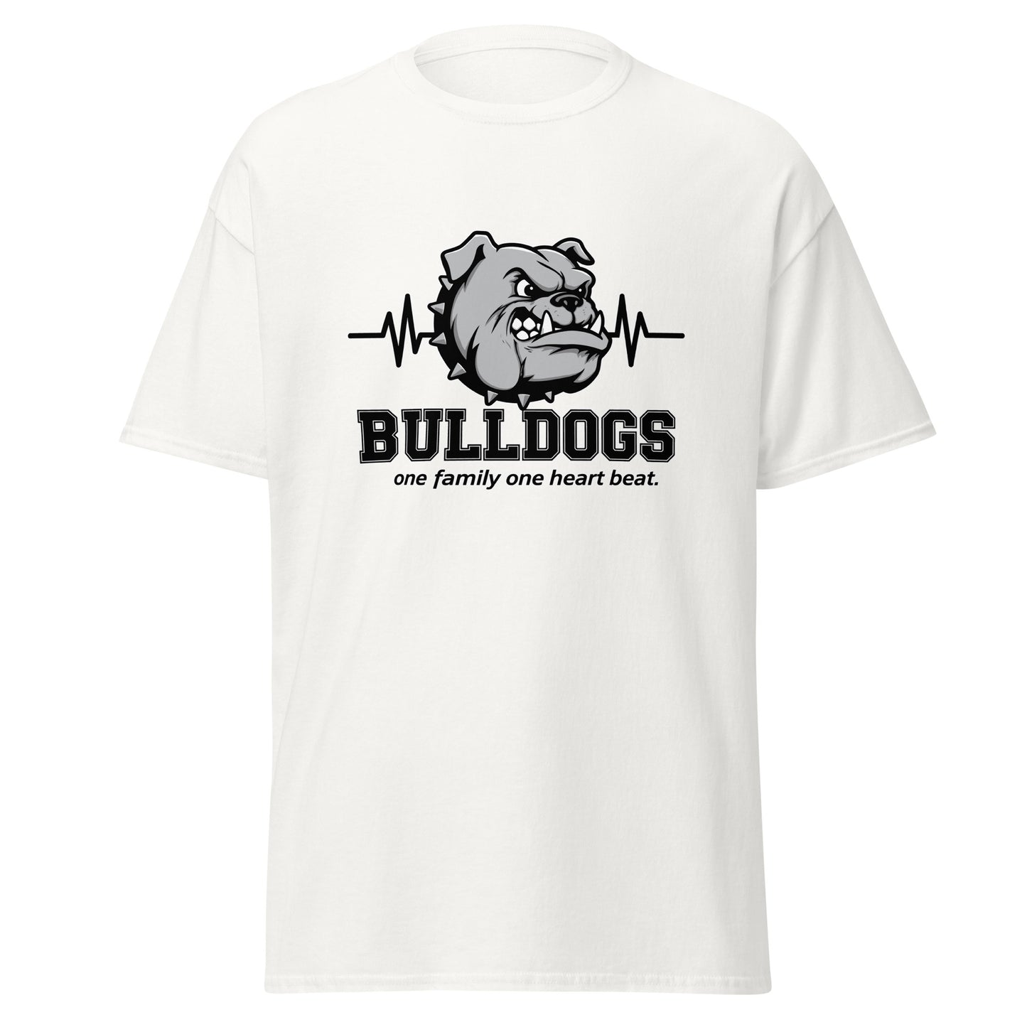Classic | T-Shirt | Celina Recreational Football Black | Bulldogs Crest Logo