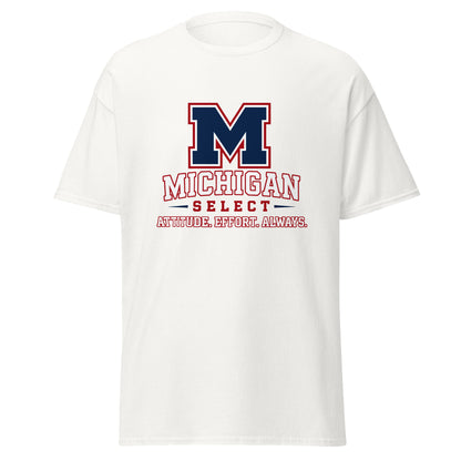Classic | T-Shirt | Michigan Select Baseball | Crest Logo