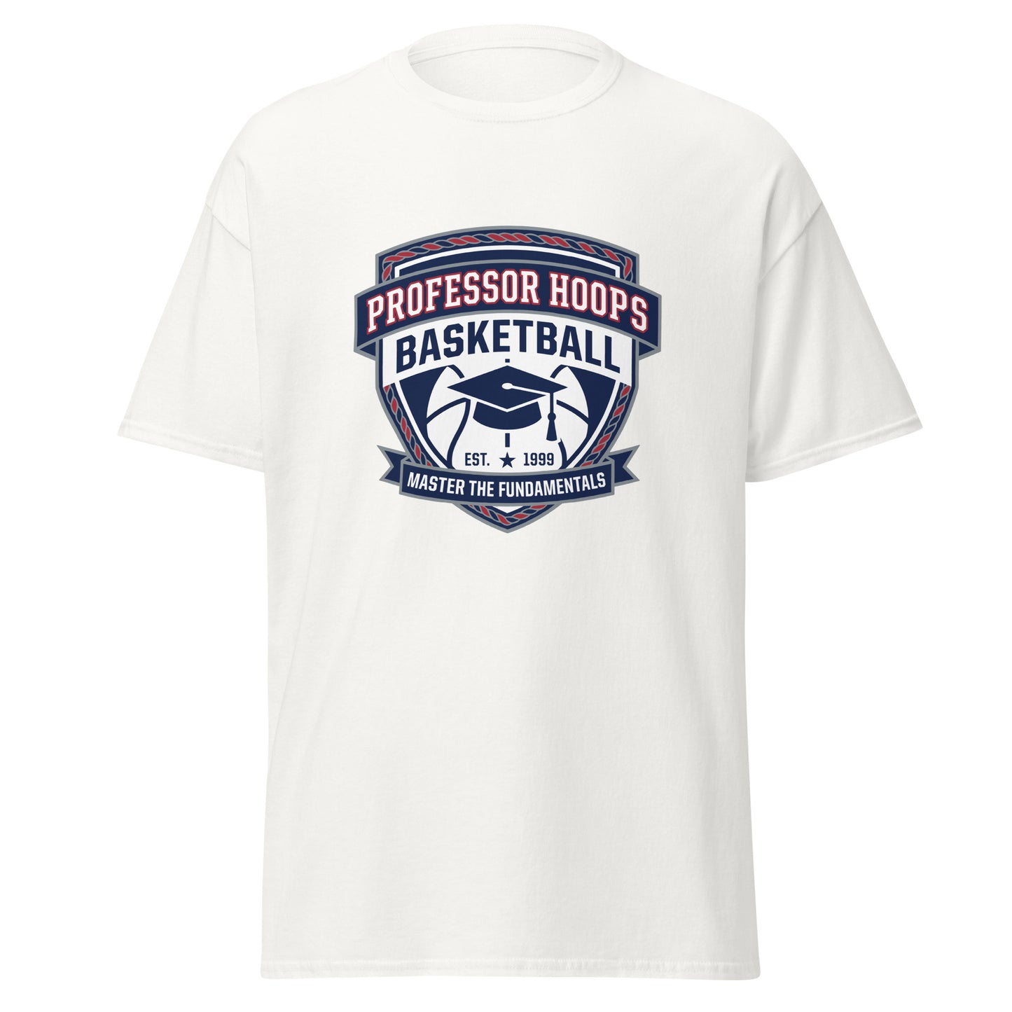 Classic | T-Shirt | Professor Hoops Basketball | Crest Logo