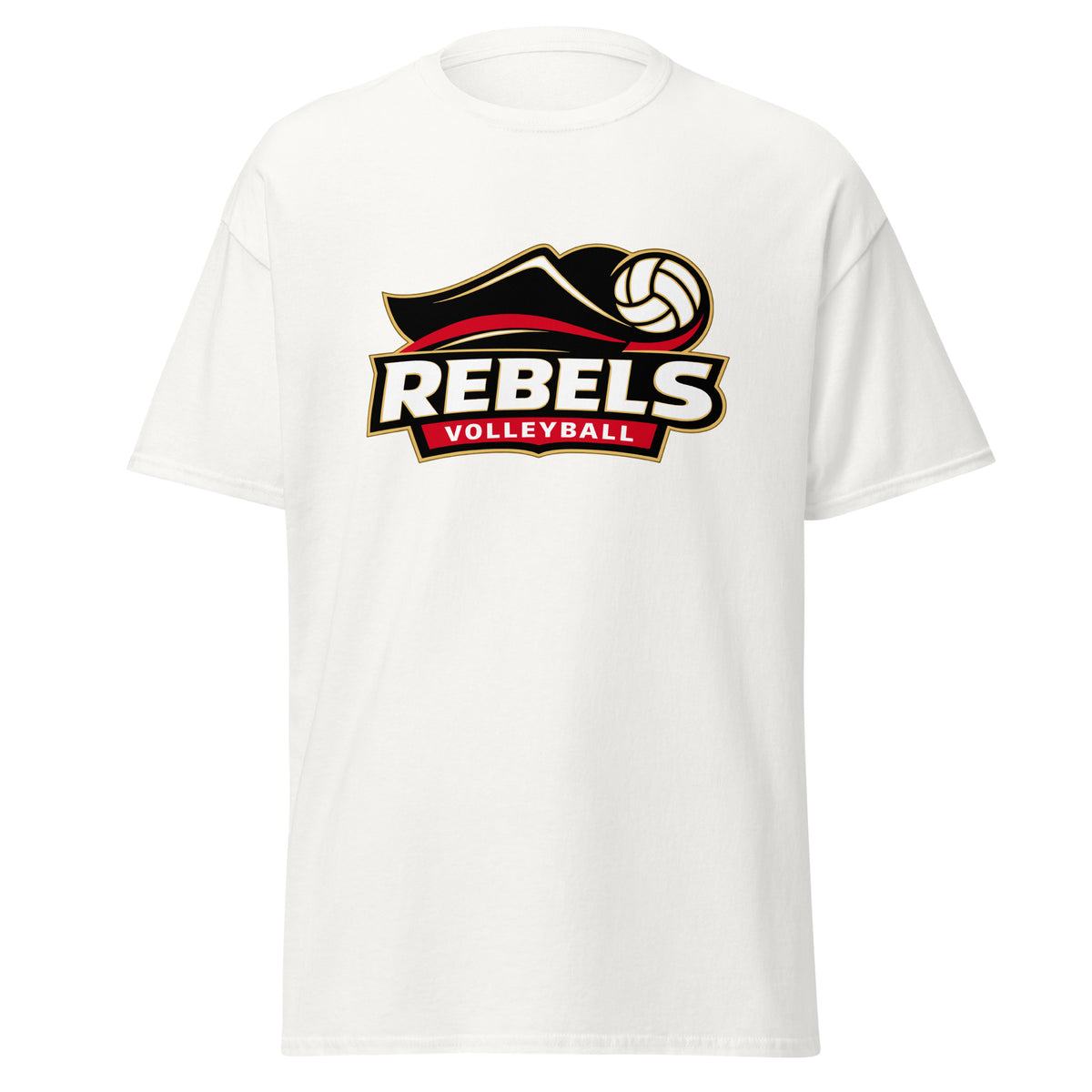 Classic | T-Shirt | Rebels Volleyball Club | Crest Logo