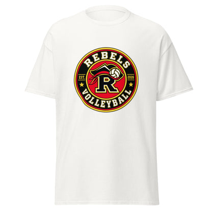 Classic | T-Shirt | Rebels Volleyball Club | Badge Logo