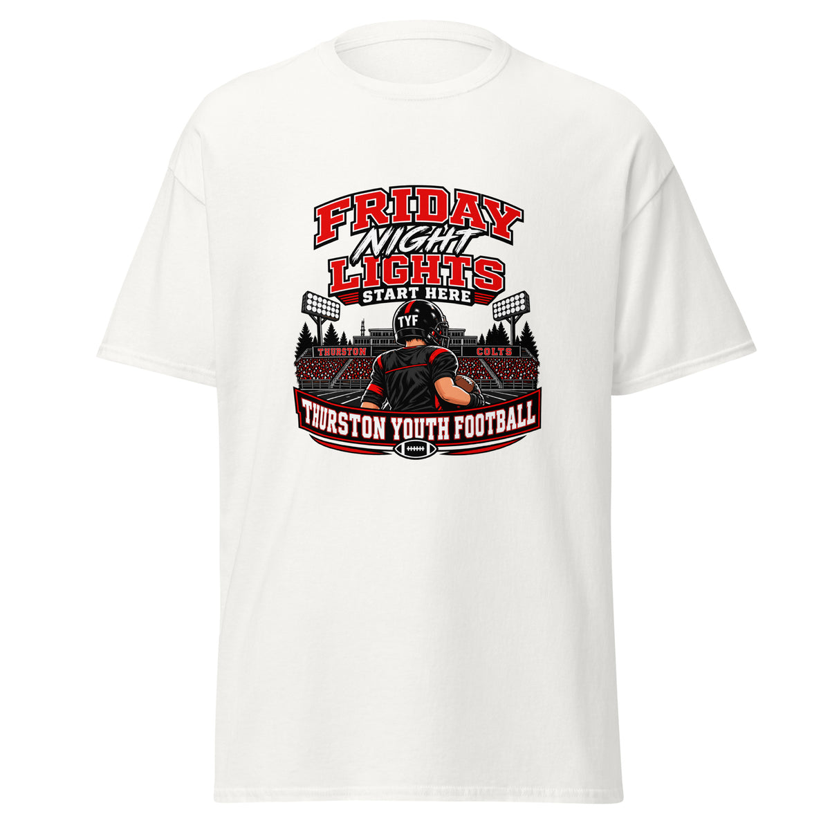 Classic | T-Shirt | Thurston Youth Football | Vanguard Logo