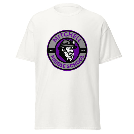 Classic | T-Shirt | Mitchell Middle School Softball | Badge Logo