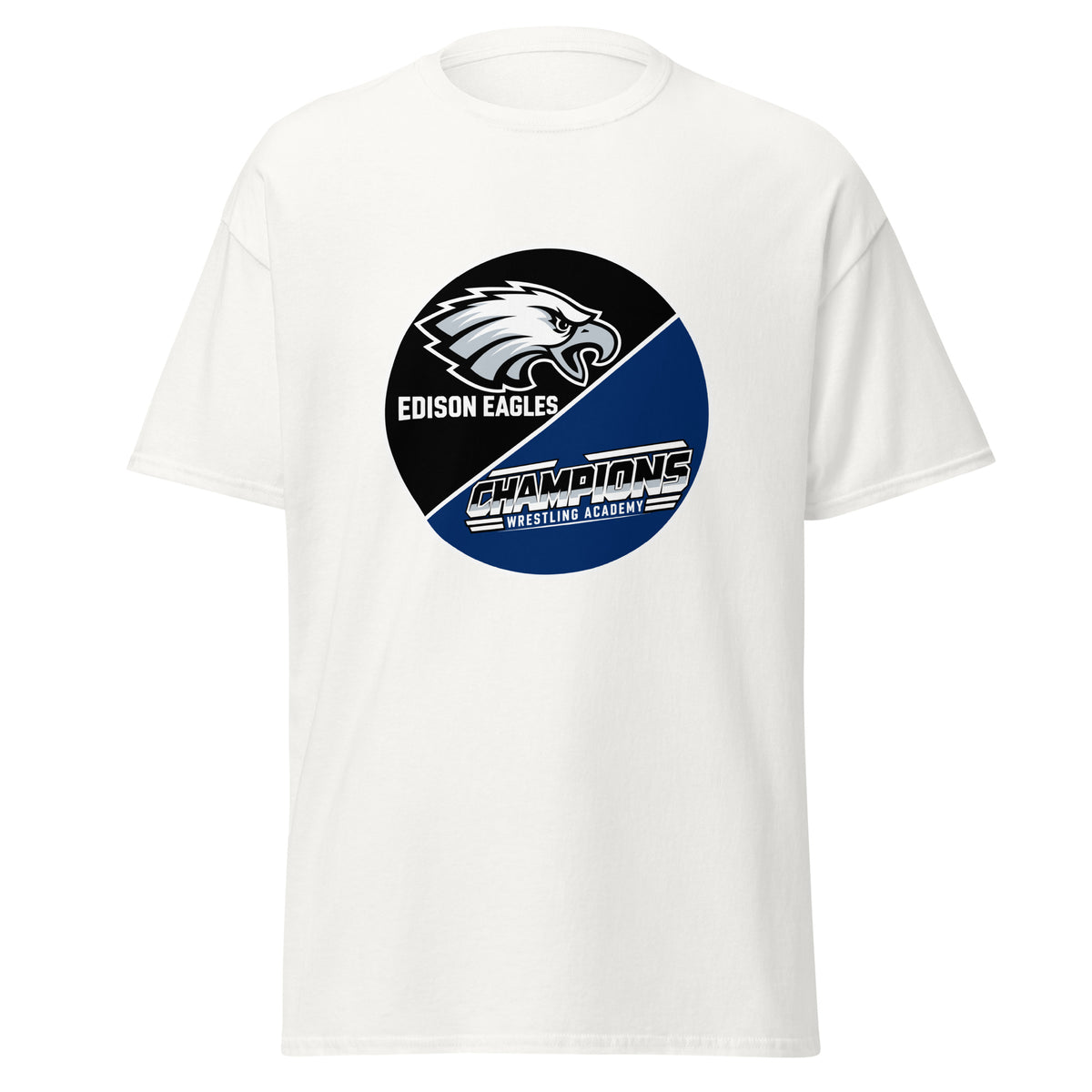 Classic | T-Shirt | Edison Eagles/CWA Wrestling | Badge Logo