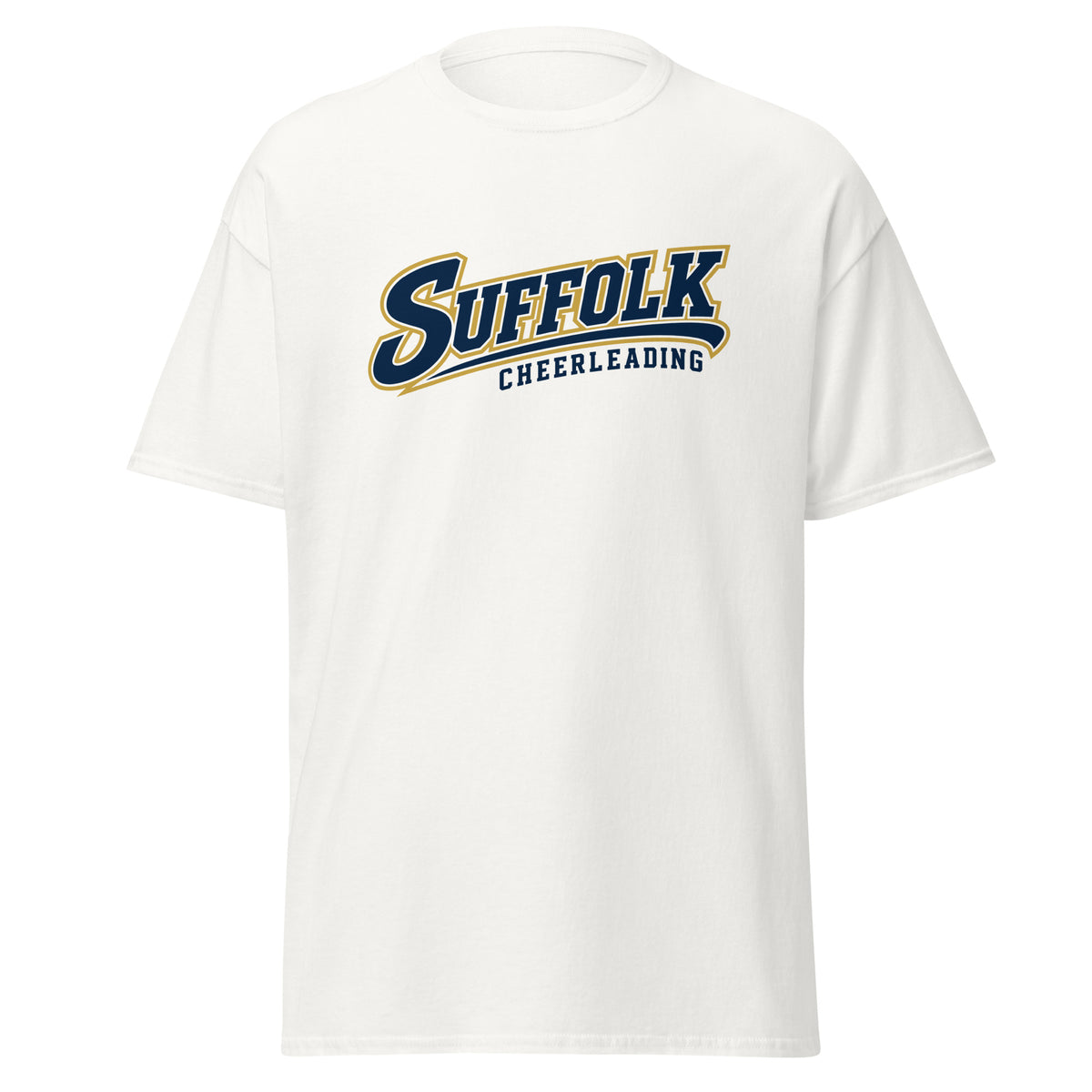 Classic | T-Shirt | Suffolk University Cheerleading | Athletics Logo