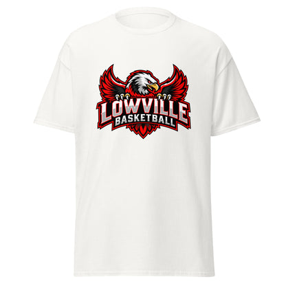 Classic | T-Shirt | Lowville Girls Basketball | Emblem Logo