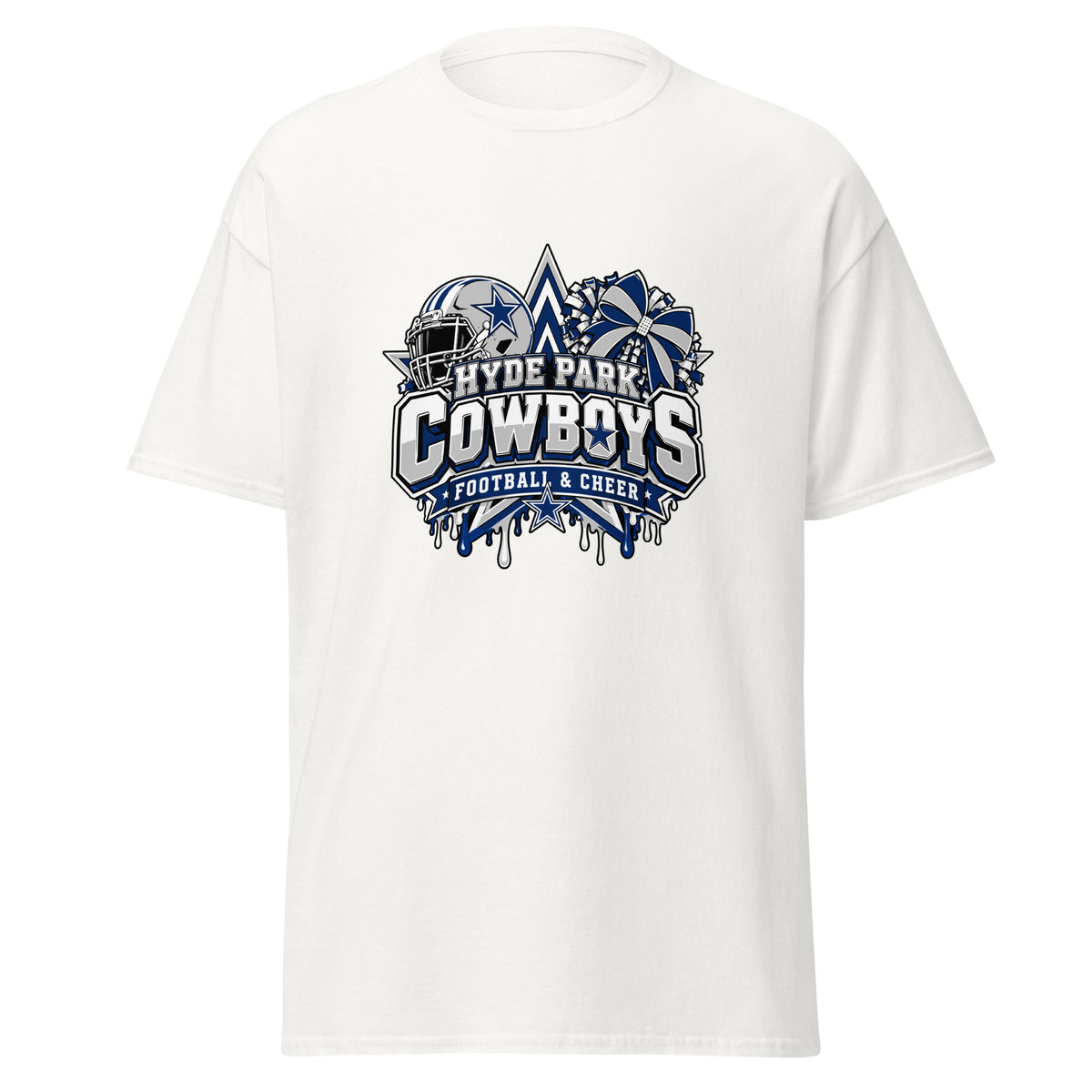 Classic | T-Shirt | Hyde Park Cowboys | Crest Logo