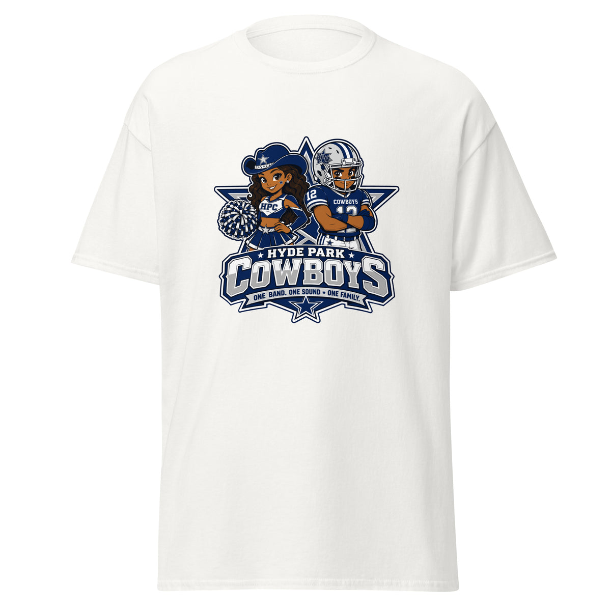 Classic | T-Shirt | Hyde Park Cowboys | Vanguard Logo