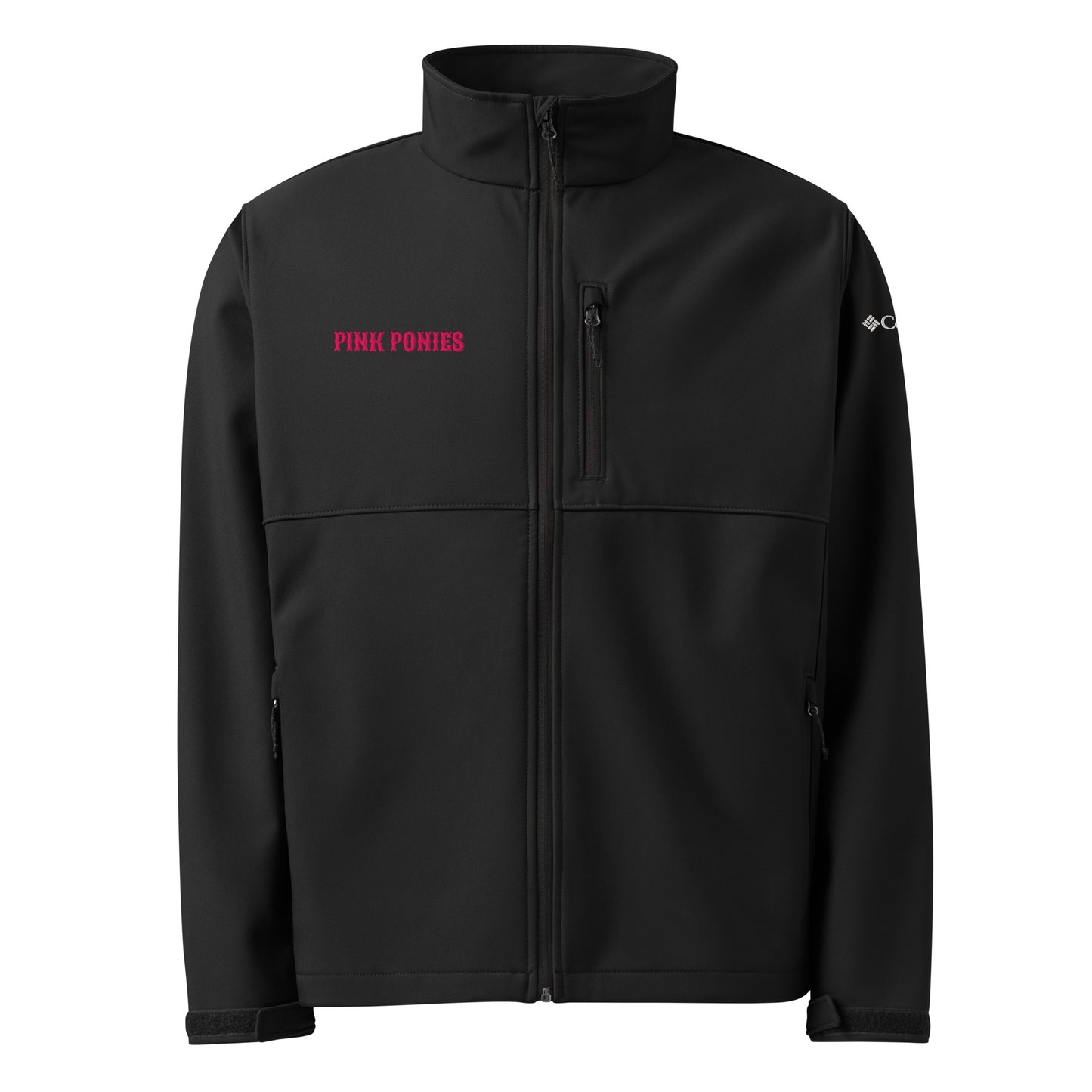 Signature | Columbia Soft Shell Jacket | Pink Pony Athletic Club | Script Logo