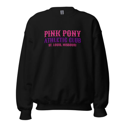 Classic | Sweatshirt | Pink Pony Athletic Club | Athletic Wordmark Logo