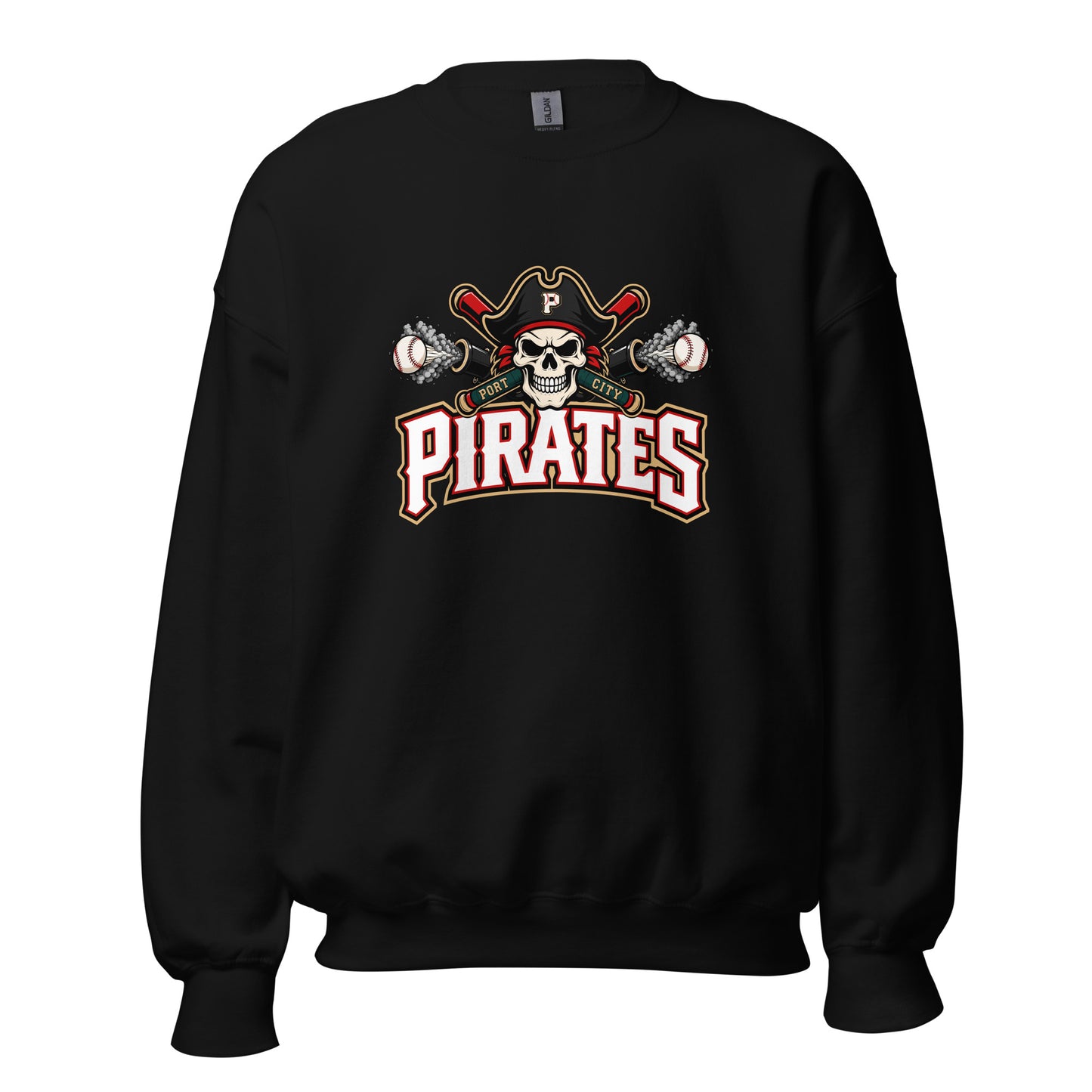 Classic | Sweatshirt | Port City Pirates | Cannonball Portside Logo