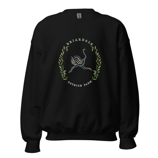 Classic | Sweatshirt | Briardale Ostrich Farm | Crest Logo