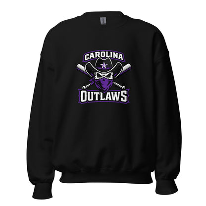 Classic | Sweatshirt | Carolina Outlaws Baseball | Crest Logo