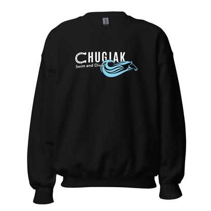 Classic | Sweatshirt | Chugiak Mustang Swim & Dive | Emblem Logo
