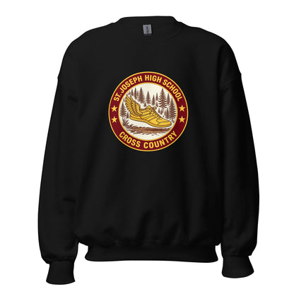 Classic | Sweatshirt | St. Joseph High School - Cross Country | Badge Logo