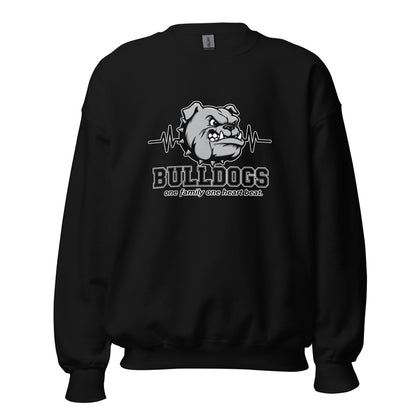 Classic | Sweatshirt | Celina Recreational Football Black | Bulldogs Crest Logo