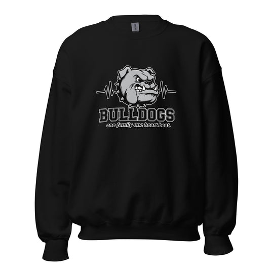 Classic | Sweatshirt | Celina Recreational Football Black | Bulldogs Crest Logo