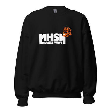 Classic | Sweatshirt | Orange Wave Marching Band | Crest Logo