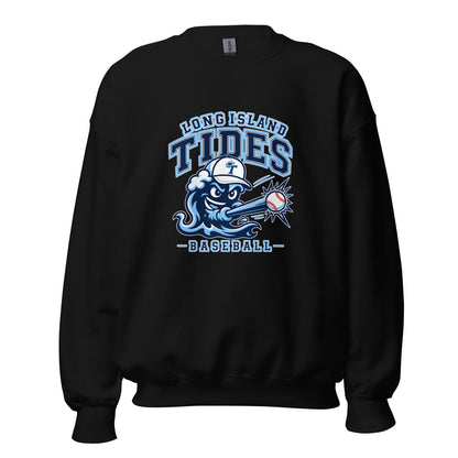 Classic | Sweatshirt | Long Island Tides Baseball | Valor Logo