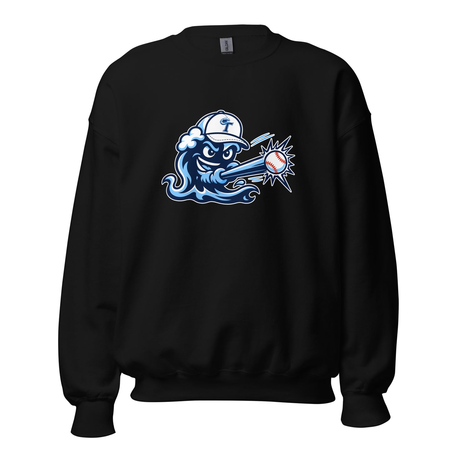Classic | Sweatshirt | Long Island Tides Baseball | Mascot Logo