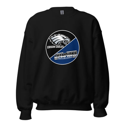 Classic | Sweatshirt | Edison Eagles/CWA Wrestling | Badge Logo