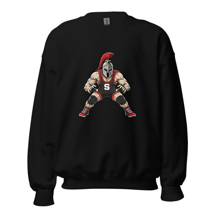 Classic | Sweatshirt | Spartan Wrestling Club | Mascot Logo