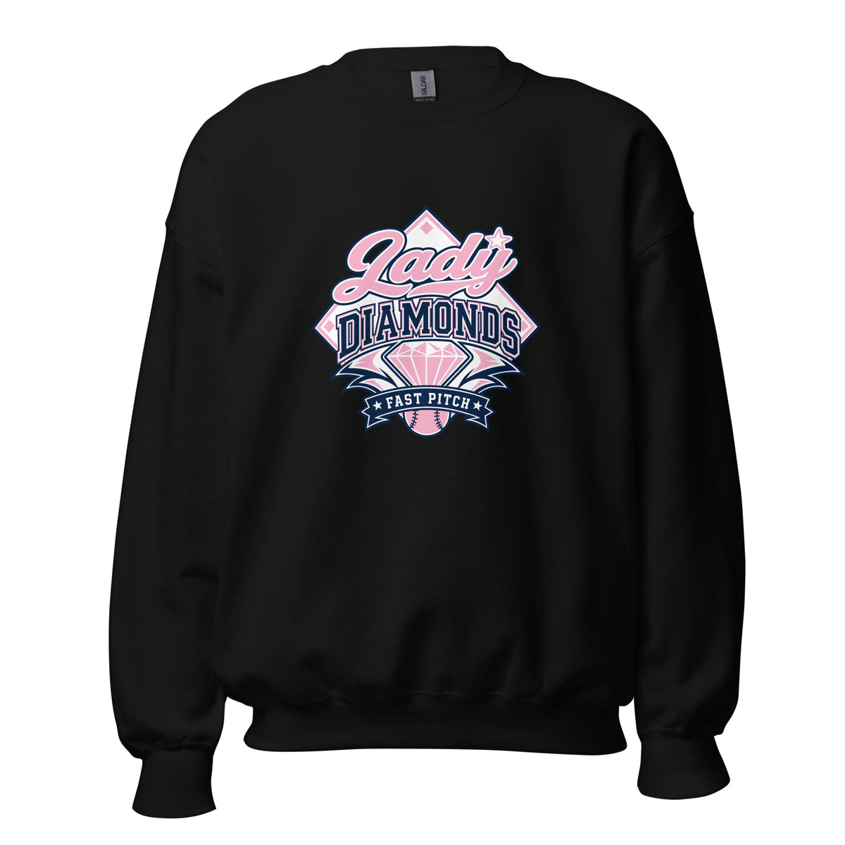 Classic | Sweatshirt | Lady Diamonds | Emblem Logo