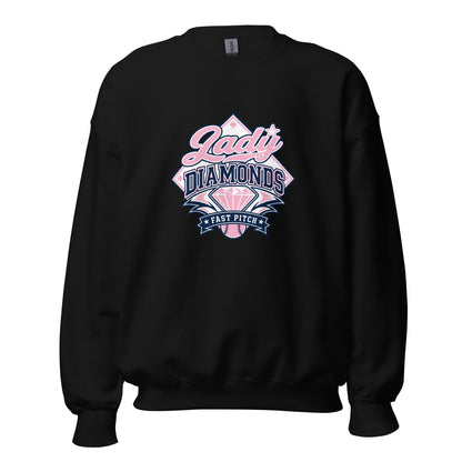 Classic | Sweatshirt | Lady Diamonds | Emblem Logo