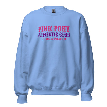 Classic | Sweatshirt | Pink Pony Athletic Club | Athletic Wordmark Logo