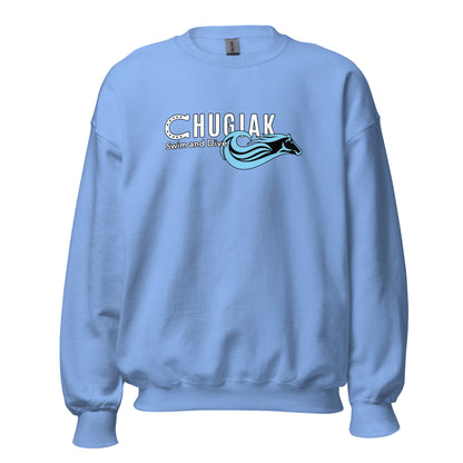 Classic | Sweatshirt | Chugiak Mustang Swim & Dive | Emblem Logo