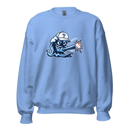 Classic | Sweatshirt | Long Island Tides Baseball | Mascot Logo