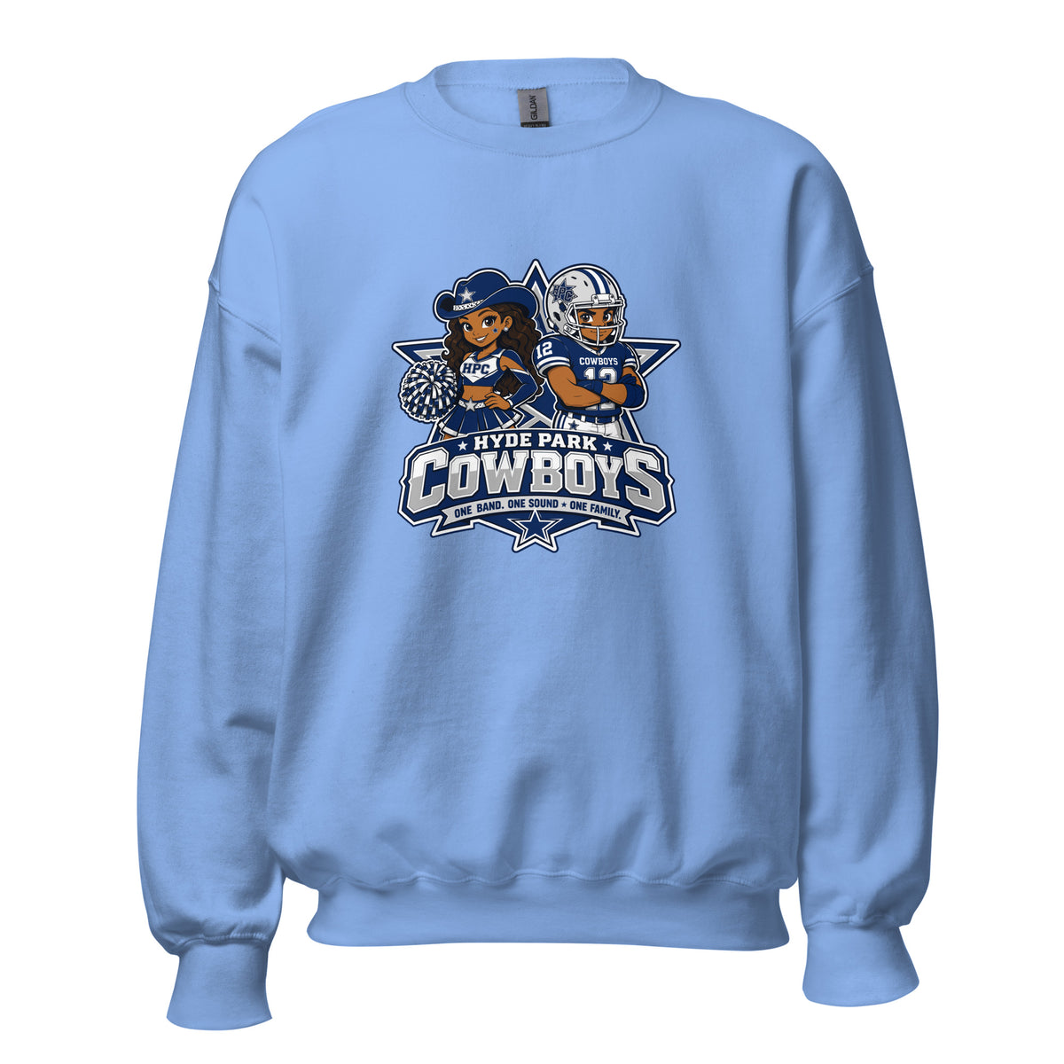 Classic | Sweatshirt | Hyde Park Cowboys | Vanguard Logo