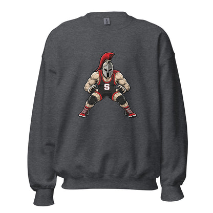 Classic | Sweatshirt | Spartan Wrestling Club | Mascot Logo