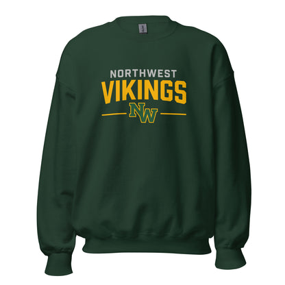 Classic | Sweatshirt | Northwest High School | Vikings Logo