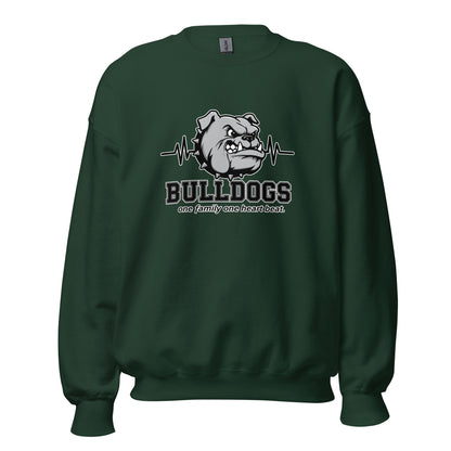 Classic | Sweatshirt | Celina Recreational Football Black | Bulldogs Crest Logo