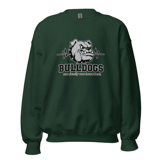 Classic | Sweatshirt | Celina Recreational Football Black | Bulldogs Crest Logo