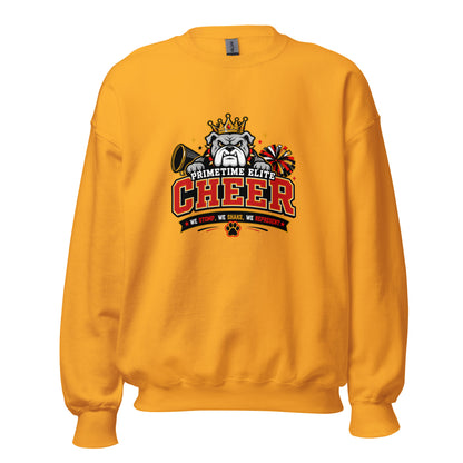 Classic | Sweatshirt | PTE Bulldog Cheer | Crest Logo