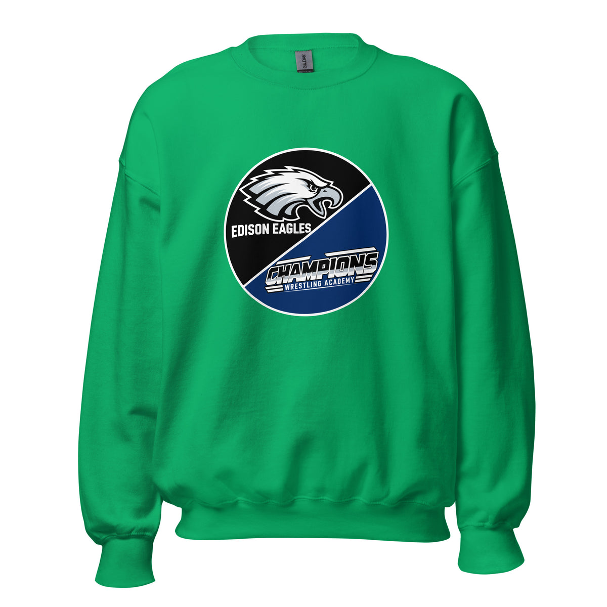 Classic | Sweatshirt | Edison Eagles/CWA Wrestling | Badge Logo