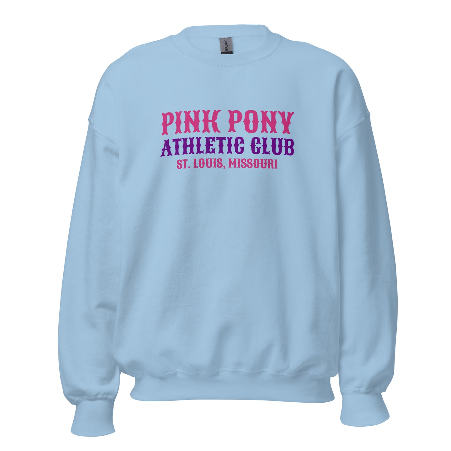 Classic | Sweatshirt | Pink Pony Athletic Club | Athletic Wordmark Logo