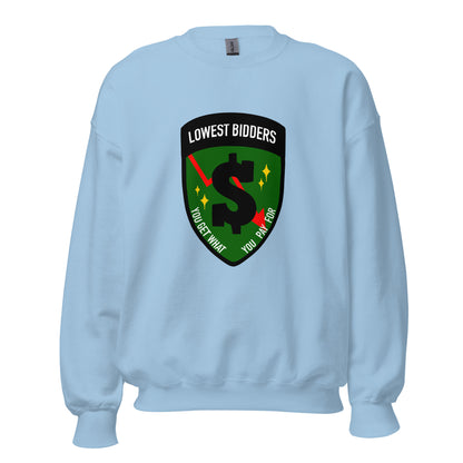 Classic | Sweatshirt | The Lowest Bidders | Emblem Logo