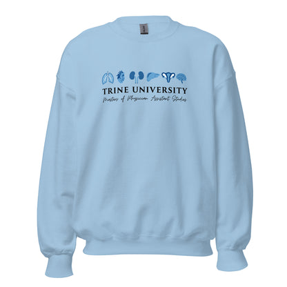Classic | Sweatshirt | Trine PA program | Modern Script Logo